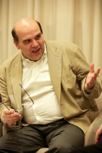 Gajdó Tamás a Laboratórium című könyv bemutatóján